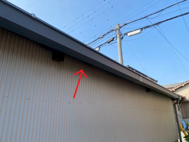 明石市　D様　雹被災雨樋交換工事